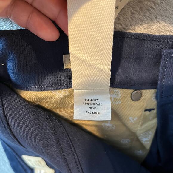 Patagonia Mens Performance Twill Straight Jeans Navy Blue Organic Cotton 28 X 32 - Picture 5 of 7